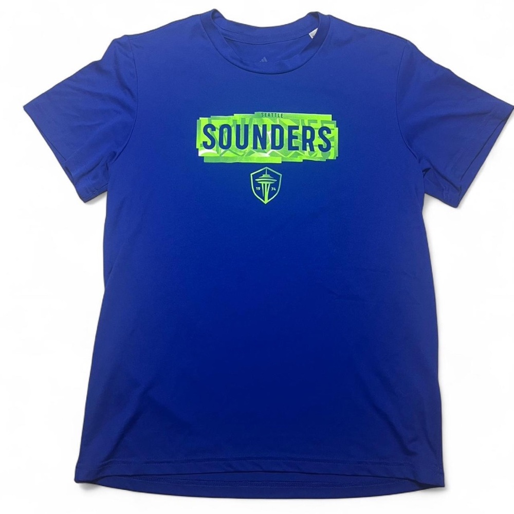 Adidas Blue Seattle Sounders Tee